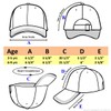 Gorra de béisbol para niños y niñas, de algodón suave,