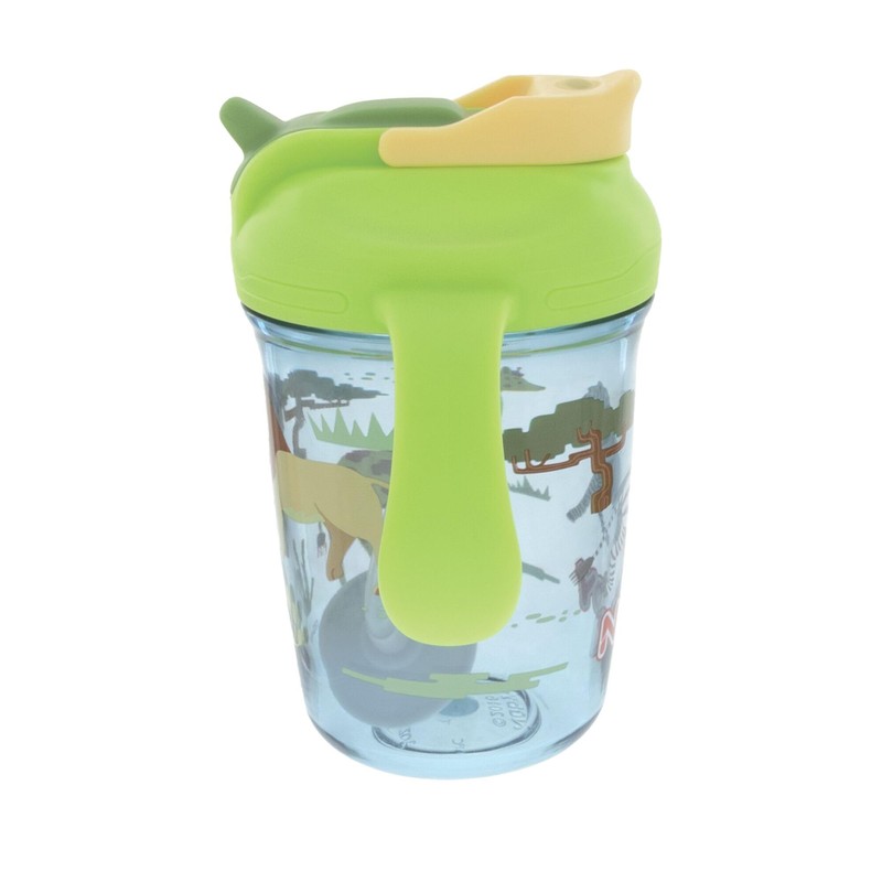Nuby Multi-Function 2-in-1 Toddler Cup with 360° Weighted Straw and