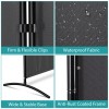 SEGAWE 3 Panel Room Divider 6Ft Folding Privacy Screen Freestanding