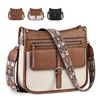 Crossbody Bag for Women Waterproof Leather Crossbody Purses for Women