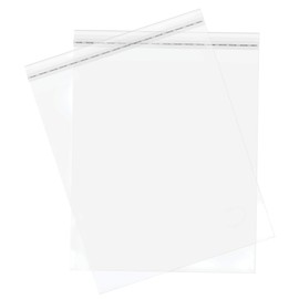 The Elixir Packaging 11 x 14 inch 100 Poly Bag Clear Resealable Shipping Bags