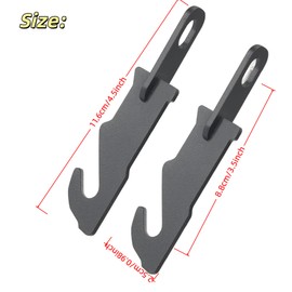 Aeloiff 2PCS UTV Adjustable Door Latches for Polaris,Anti-Rust Vent Door Latches Compatible with RZR XP 1000 / XP 4/Pro XP/Pro XP 4/Turbo R/Turbo R 4/Pro R/Pro R 4/Pro S/Pro S 4 (Style C)