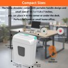 Bonsaii High Security Shredding Paper Shredder, 6-Sheet Cross-Cut, Credit Card