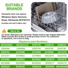 OCZWV W10161215 for Whirlpool Dishwasher Rack，The Size of This Product