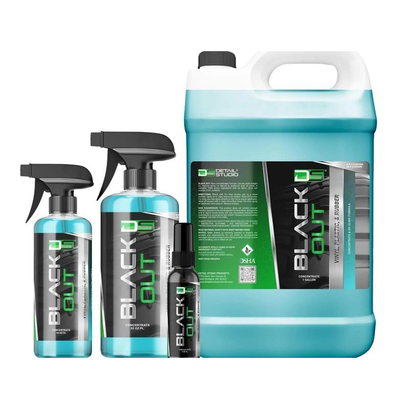 DETAIL STUDIO BLACK OUT WATER BASED TRIM & TIRE DRESSING