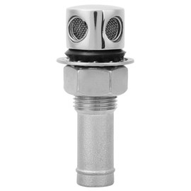 FLEXMAN Straight Fuel Breather Vent, 316 Stainless Steel Boat Cabin Oiling Fueling Port Vent for Ships, Yachts, High Speed Rail Cabins, Cabins, Cabin Ventilation, Caravans