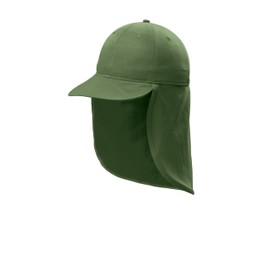 Port Authority Outdoor UV Sun Shade Cap,Olive Leaf,One Size