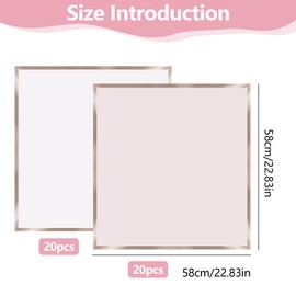 40 Sheets Bouquet Paper, Waterproof Flower Paper 58 x 58 cm Flower Paper Elegant Flower Bouquet Wrapping Paper for DIY Art Birthdays Wedding Festival Flowers (Pink Purple)