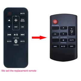 Replacement RAK-SC989ZM Remote Control Fit for Panasonic Compact Stereo System SC-HC05