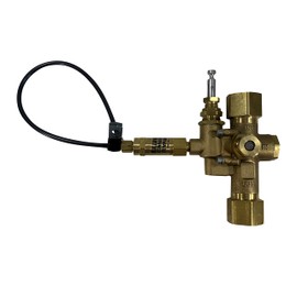 3/4" Female NPT Inlet/Outlet, Unloader Pilot Check Valve, plus Throttle Control Cable for 6.5HP MAX Gas air Compressors (140-175 PSI, 12" Throttle Control Cable & Unloader Valve)