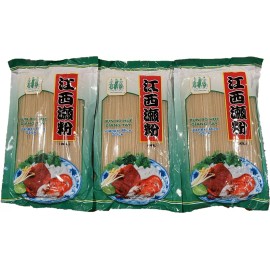 Three Ladies 3 (packs) Three Ladies Jiangxi Rice Stick (Bun Bo Hue Giang Tay) XL 400g/ea