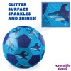 Crocodile Creek - Shark City Glitter Soccer Ball - Kids