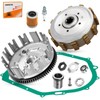 Clutch Kit Assembly w/Gasket + Clutch Basket for Yamaha Warrior