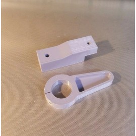 Logan South Bend 9" Metal Lathe Tailstock Tail stock Dial Indicator Mount Adapter - Yellow