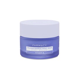 Farmacy RiIawongFarmacy 10% Niacinamide Facial Mask - Smoothing & Hydrating Skin Care Face Mask - Panthenol & Niacinamide Cream - Overnight Face Mask
