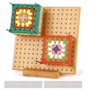 Crochet Blocking Board Handcrafted Knitting Blocking Mats Bamboo Crochet Accessories