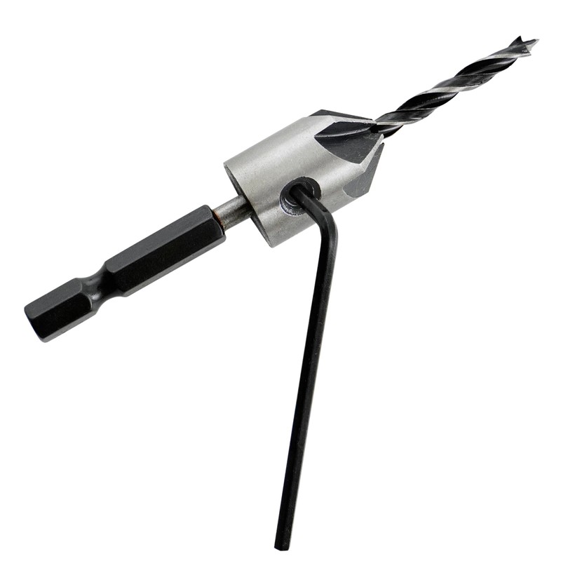 iHelp IH-681 Hexagonal Shaft Drill for Wood, 0.2 inch (4