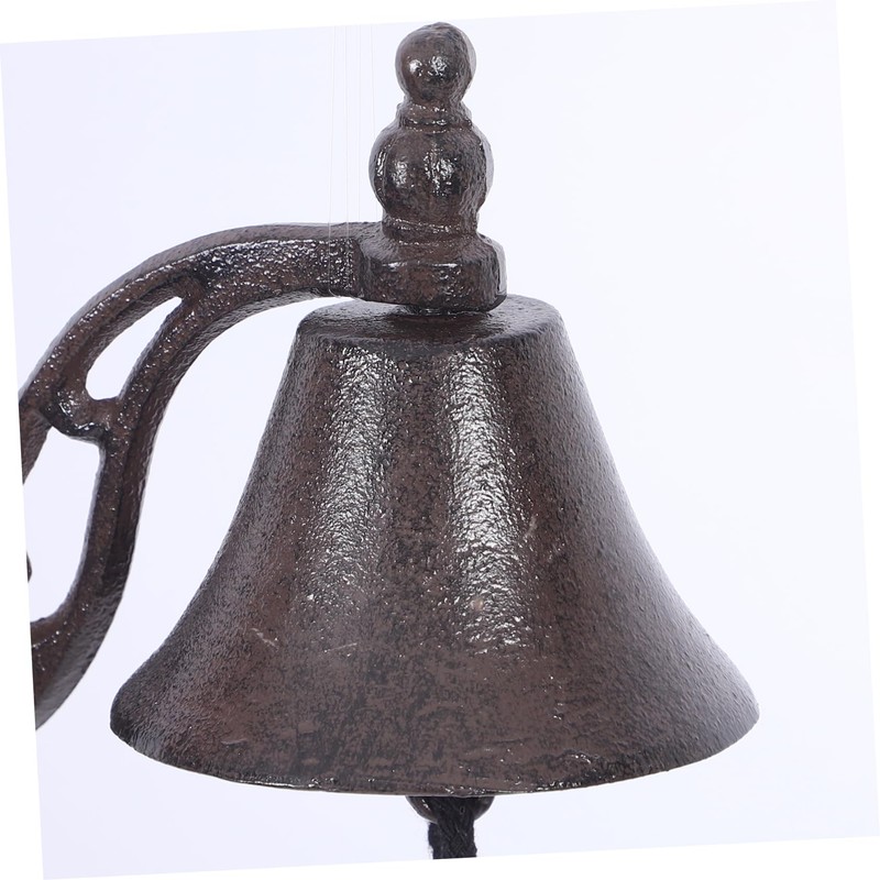 Ciieeo Sturdy Vintage Bells Iron Doorbell Dinner Bell Style for