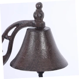 Ciieeo Sturdy Vintage Bells Iron Doorbell Dinner Bell Style for Entry and Gate
