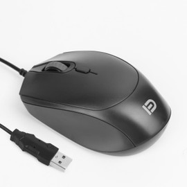 jumper Wired Mouse, Lightweight and Portable Mouse, Adjustable 800-1600 DPI, 1.5m USB Cable, Ergonomic Design for Office, Gaming, and Travel Mice