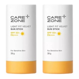 Carezone 케어존 라이트핏 벨벳 선스틱 SPF50+ PA++++ 39g 2개 Carezone Lightfit Velvet Sunstick SPF50+ PA++++ 39g 2ea