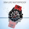 MF MINI FOCUS Men Watch, Chronograph Waterproof Sport Analog Quartz