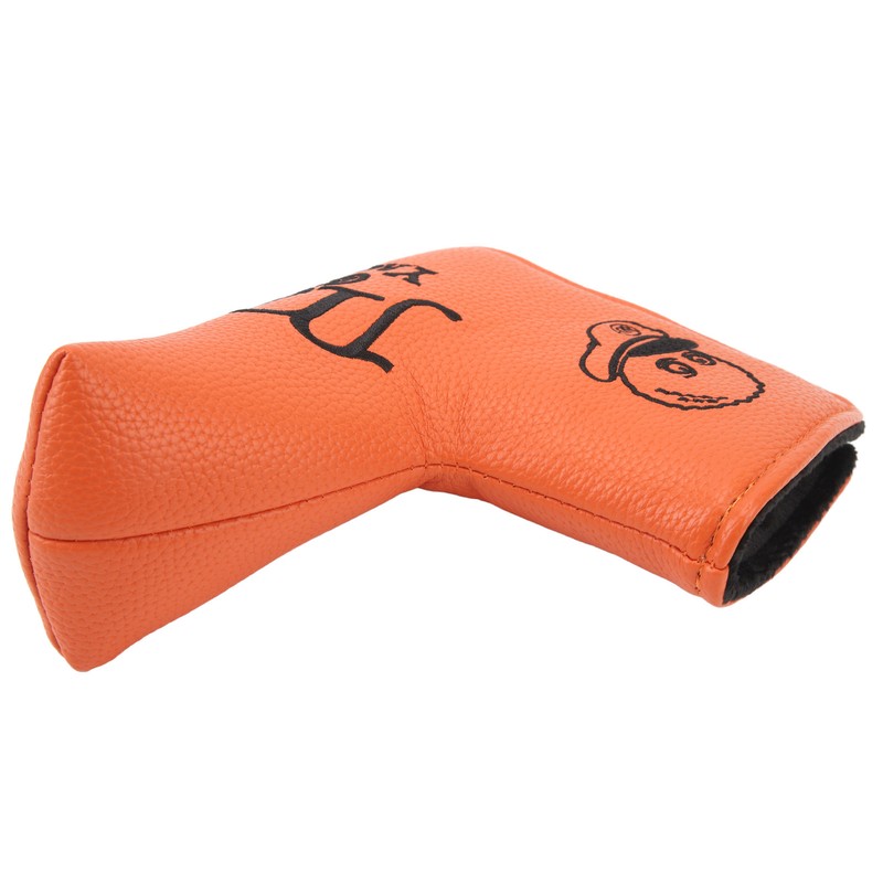 Golf Putter Headcover Orange Sailor's Hat Pattern PU Waterproof Surface