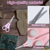 YIKTUNQ Kids Scissors with cm Scale, 2 Pcs 13 cm