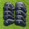 Golf Iron Cover, Magnet, 10 pcs(4-9,PW,GW,SW,LW) Wedge Cover, Club Head