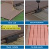 Muzata 500PCS Hidden Deck Fasteners for Composite Decking Boards Universal
