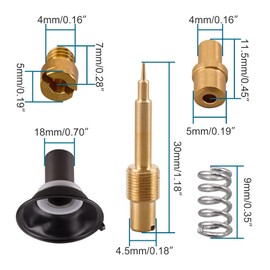GOOFIT 18mm Carburetor Repair Kit for GY6 49cc 50cc ATV Go Kart & Scooter