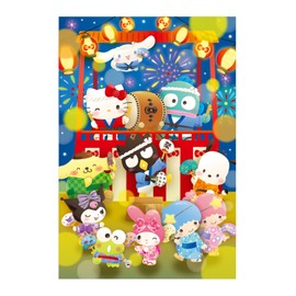 Sanrio MXJSP 68-5 688053 Summer Character Mix Bon Odori Message Card