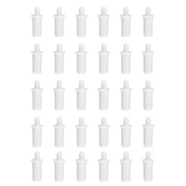 Rhoyee 30PCS Plantation Shutter Repair Pins – Spring Loaded Shutter Fasteners for Louvers, Slats, Movable Blades, Window and Cabinet Blind Replacement Parts (White)