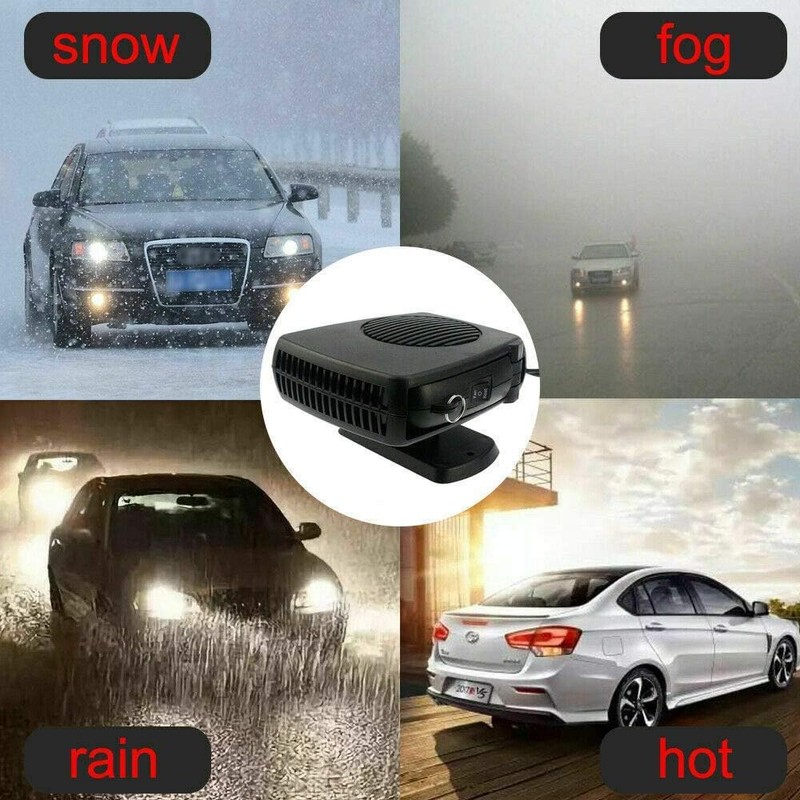 Baceyong 2 in1 Portable 150W Auto Heating Cooling Fan Defroster