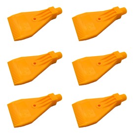 XCSJ G1/4 Male Flat Thread Blower Nozzle Blower Nozzle Air Compressor Nozzle Cooling Flat Nozzle for Compressed Air, 6 Pieces