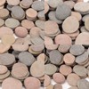 BLXQI 232-240 PCS Craft Rocks, 1.3"-2.2" Round Grey Rocks, 18