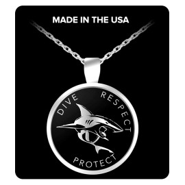 Fashion Jewelry SHARK OCEAN NAUTICAL 1" Pendant Sterling 925 Silver 20" Necklace men women gift