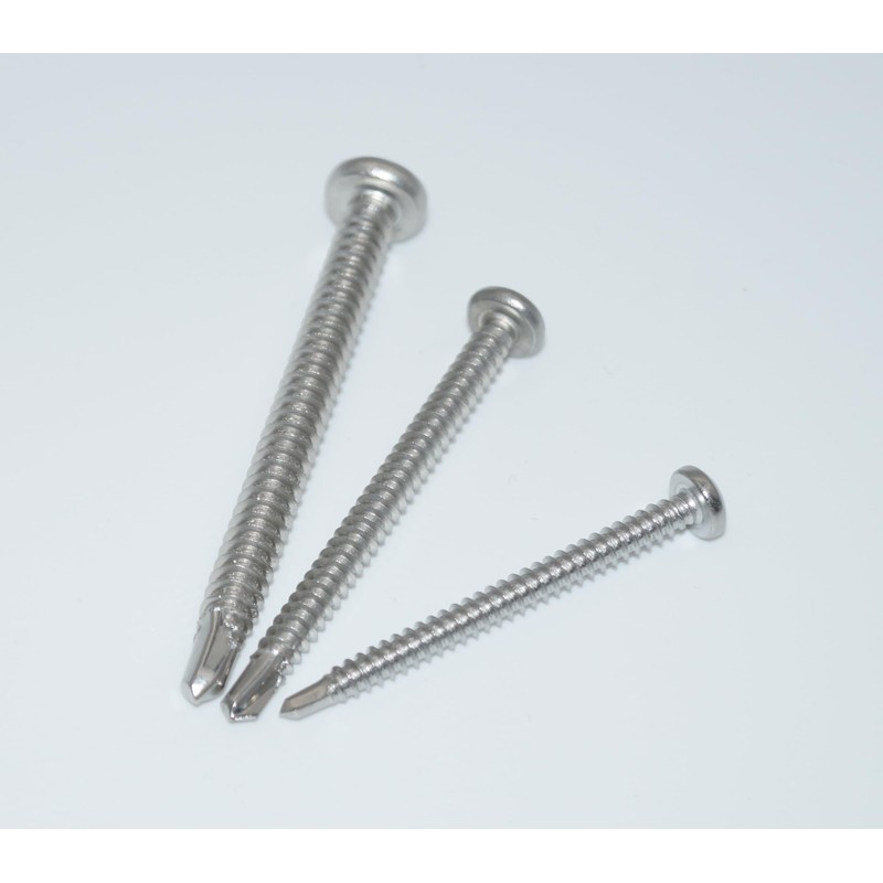 Pozidrive Drilling Screws 2.9 x 19 Pack of 20 Rounded