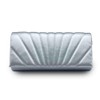 Womens Elegant Quilted Clutch Evening Handbag For Wedding Prom Bridal