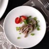 MBBITL Porcelain Appetizer Plates Set of 3, 5 Inch White