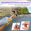 Swpeet 300Pcs 3/4 Inch High Quality Galvanized Roofing Felt Nails,