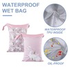 Maeau Pack of 2 Wetbag Waterproof Nappy Bag Changing Bag
