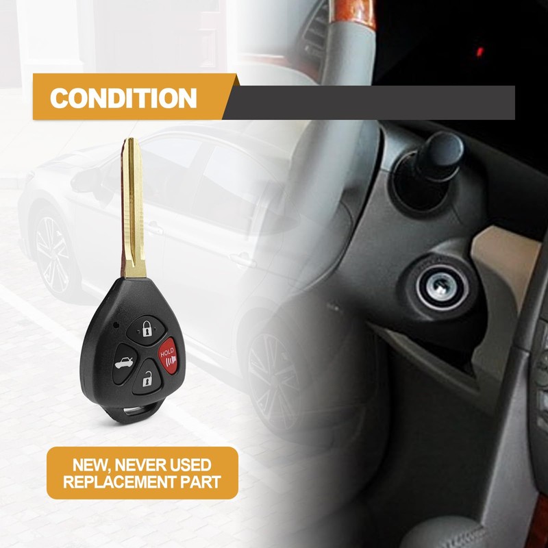 Keyless Entry Remote Control Car Unut Key Fob fits Toyota
