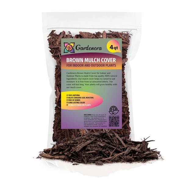 Gardenera Brown Mulch - Protect Your Plants with a Sustainable
