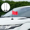 2Pcs Magnetic Car Flagpole Base for Vehicles, Durable Iron Suction