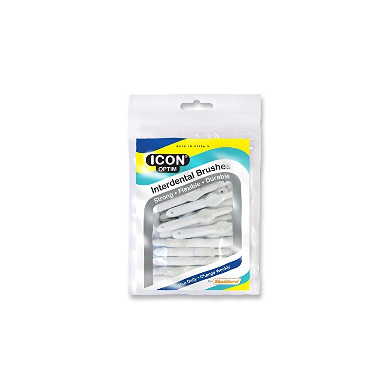 Stoddard Icon White Standard Interdental Brushes - Pack of 25
