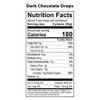 Vermont Nut Free Chocolates Drops (Dark Chocolate) 7.8 Ounces, Nut-Free,