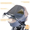 Diago Deluxe Awning for Prams, Grey