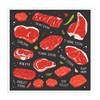 2X 10cm Steak Cuts Vinyl Stickers - Butcher Cooking Beef