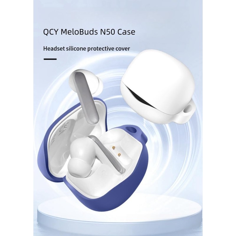 FTRONGRT Case Compatible with QCY HT12 / QCY MeloBuds N50,